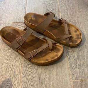 Tan Birkenstock Sandals